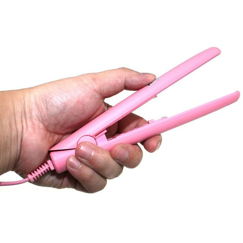 Mini Hair Straightener Portable Ceramic 2 in 1