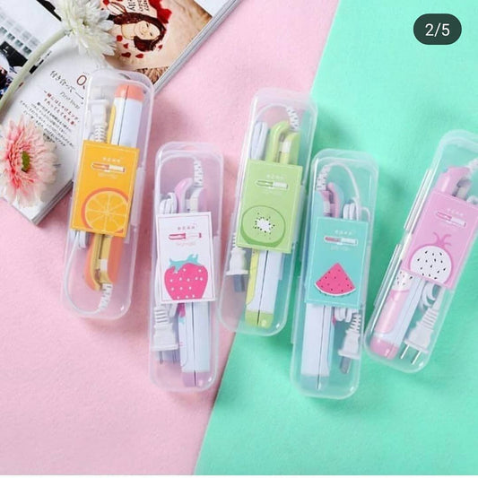 Mini Hair Straightener Portable Ceramic 2 in 1