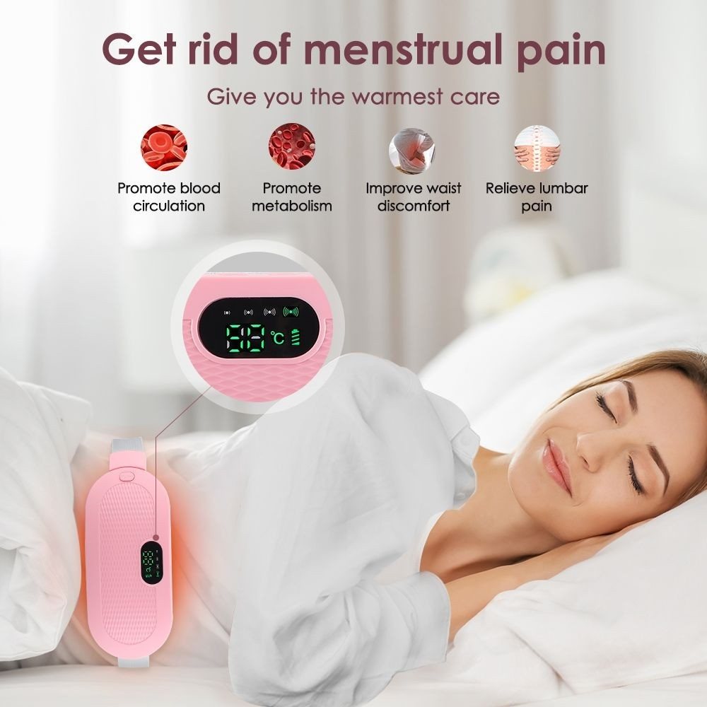 Period Cramp Relief Heat & Massage Belt