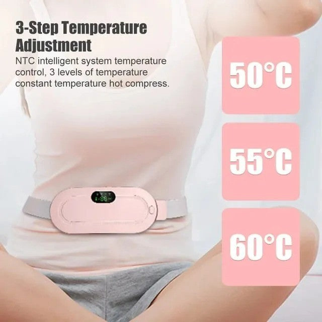 Period Cramp Relief Heat & Massage Belt