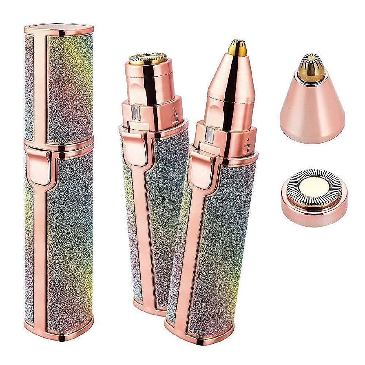 2 in 1 Rechargeable Eyebrow Trimmer Women Facial Hair