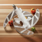 2L Manual Food Chopper with Stainless Steel Bowl | Hand Push Vegetable & Meat Chopper | 4 Curved Stainless Steel Blades | Multi-Purpose Kitchen Food Processor