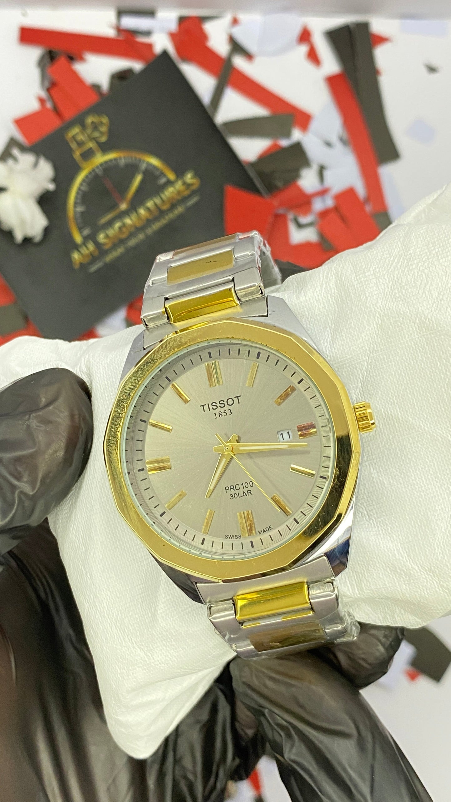 Tissot PRC 100 Solar Luxury Steel Watch